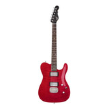 Guitarra Elétrica G&l Tribute Asat Deluxe De  Bordo Trans Red Com Diapasão De Pau-rosa