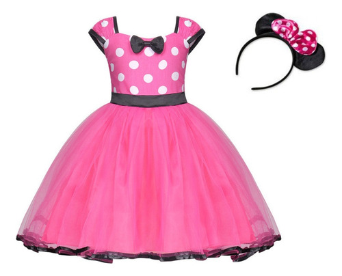 Ropa De Actuación Para El Día Del Niño, Vestido Minnie Gauze