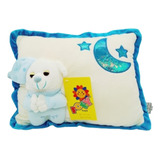 Travesseiro Almofada Infantil Urso Azul