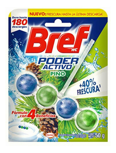 Bref Wc Poder Activo Pino Canastilla Limpiadora Y