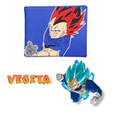 Vegeta Cartera Para Caballero/ Serie Dragón Ball/ Animé/ 3d