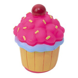 Rascals Juguete Cupecake Antiestrés Vinilo Con Chifle Perro Color Rosa