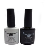 Paquete Gel Uv/led Miss Cherry De 10 Ml Blanco Y Negro