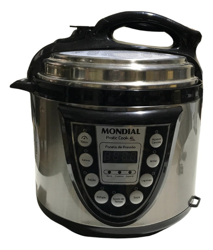 Panela De Pressão Mondial Pratic Cook 4l Pe-09 220v Vitrine