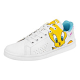 Tenis Urbano Dama Piolin Tci 6840d Blanco 22-26 *112-879 T2