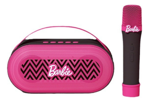 Micrófono Integrado Bluetooth Inalámbrico Barbie Pink Audio