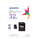 Memoria Adata Microsd Capacidad De 32gb Incluye Adaptador Sd