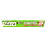 Rollo Foil Aluminio Vanni 30 Cm X 7,5 Metros - Lireke