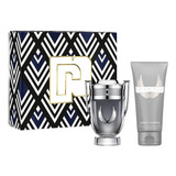 Paco Rabanne Invictus Platinum 100ml Edp Kit  Perfume Masculino Shampoo Corporal 100ml