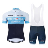 Uniforme Ciclism De Rosa 2021 Jersey Short Bib Bici Ruta Mtb