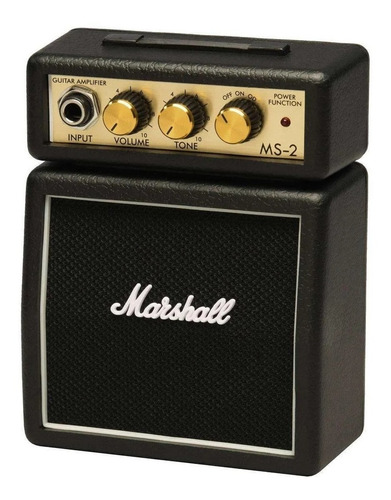 Amplificador  Ms 2 Marshall Micro Amp Negro