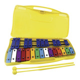 Metalofono Cromatico Infantil Escolar 25 Notas Musicales 