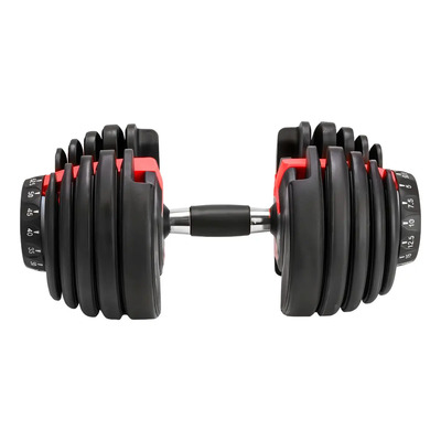 Mancuerna Ajustable 5-25 Lb Ejercicio Disco Aluminio Color Negro | Meses sin interés