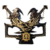 Espadas Del Exilio God Of War 3 + Base Kratos Impresión 3d