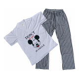 Pijama De Mickey Para Hombre - Pantalón