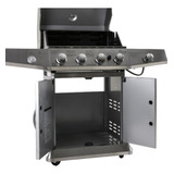 Parrilla Bbq Argenta De Acero Inoxidable 135 X 55 X 120