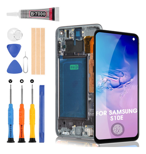 Display Pantalla Con Marco Para Samsung S10e G970f Original