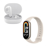 Xiaomi Smart Band 8 Gold + Auriculares Redmi Buds 4 Lite