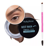 Kit De Cejas Pomada Best Brow + Pincel Y Peine Duo Ruby Rose