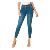 Jeans Colombiano Control Abdomen 1415 Celeste Bartolomeo