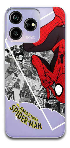 Funda Spiderman 3 Transparente Para Zte