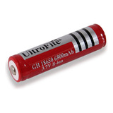 Pila Batería Recargable 18650 6800mah 3.7v Linterna X10 Unid