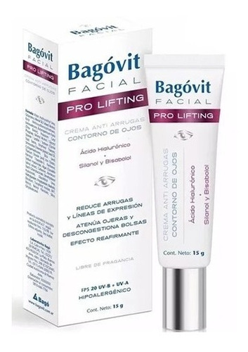 Bagovit Facial Pro Lifting Contorno De Ojos Anti-arrugas 15g