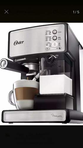 Cafetera Oster Prima Latte 15 Bares Espresso Express