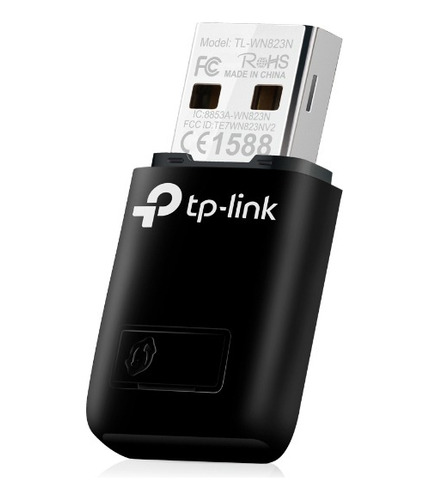 Adaptador Tp-link Mini Inalambrico Wifi Usb Tl-wn823n 300mbp