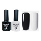 Gel Polish (blanco Y Negro) 2pz