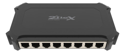 Switch 8 Portas Poe Reverso Gigabit Plus 2f-n8gprplus 2flex