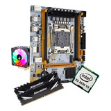 Kit Gamer Placa Mãe X99 Qiyida Ed4 Xeon E5 2630 V3 64gb + Co