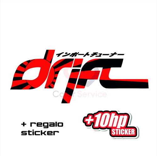 Calcas Sticker Calcomanía Jdm Drift Autos Japones +  Regalo