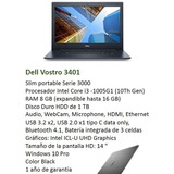 Laptop Dell Vostro 3401