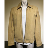 Kenneth Cole Chamarra De Piel Beige Talla M