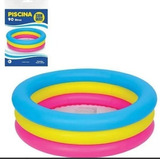 Piscina Infantil Pra Bebê 90 Litros 76x25 Cm Cor Colorida