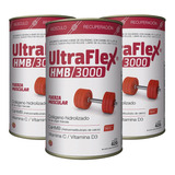 Combo Ultraflex X 3 Und Hmb/3000 Pvo.x 420 G Fuerza Muscular