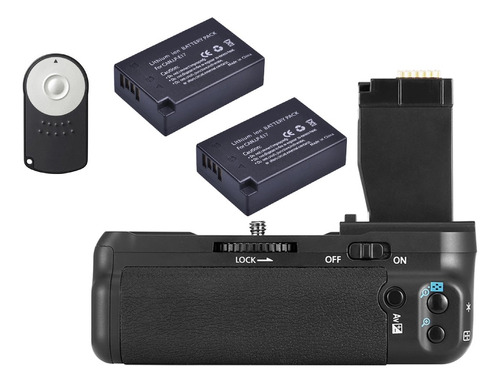 Battery Grip Canon T6i T6s + 2 Baterías + Control Remoto