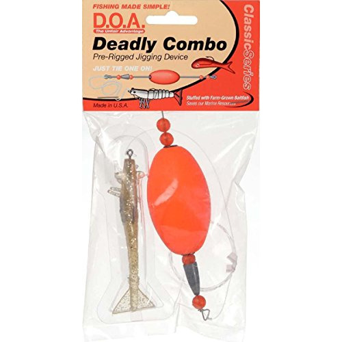 Combo Mortal Oval Float Wclear Oro Camaron  Dcoval313