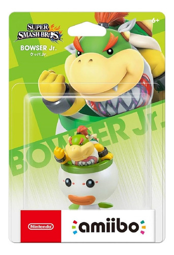 Figura Amiibo Original Bowser Jr Nintendo Super Smash Bros