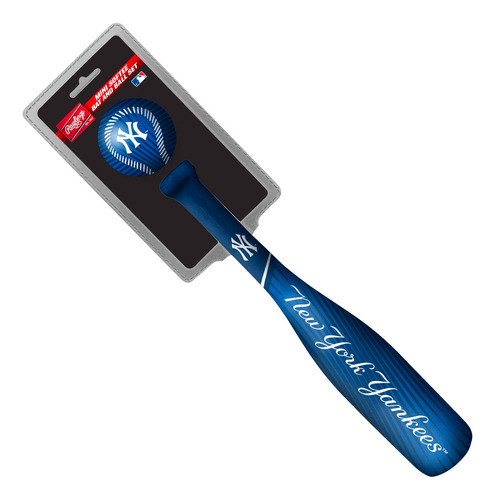 Set De Pelota Y Bat Rawlings Yankees New York Color Azul