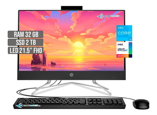 Todo En Uno Hp Intel Core I3 1215u Ssd 2tb + Ram 32gb