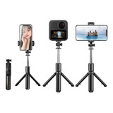 Bastão Pau Selfie Tripe Controle Bluetooth Retrátil