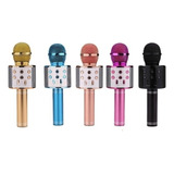 Microfono Karaoke Bluetooth Inalambrico Parlante Usb Color Fucsia