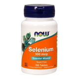 Selenio Now 100 Mcg X 100 Comprimidos