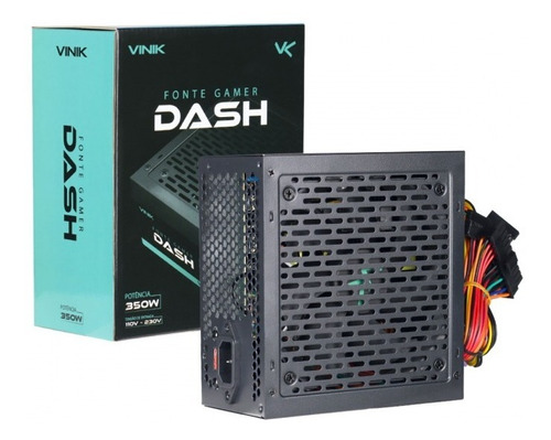 Fonte Gamer Dash 350w Preto - Vfg350wp