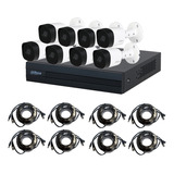 Kit Camaras De Seguridad 8 Camaras 1080p Metal Dvr Accesorio