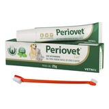 Periovet Gel 25 Gr Higiene Bucal Vetnil Para Cães E Gatos