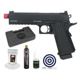 Pistola Airsoft Gbb Blackevil 1911 5.1 + Case + Bb's + Kit 