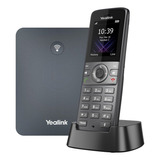 Yealink W73p - Teléfono Ip Inalámbrico Dect Estándar Con 10 Cuentas Sip